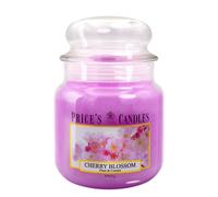 Price's Candles - Candela in Giara Media Cherry Blossom - Durata Fino a 90 ore di Combustione