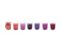 Price's Candles Set 6 candele in bicchiere di vetro trasparente