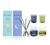 Price's Candles set 6 pezzi: 2 diffusori, 2 giare piccole, 2 bicchieri