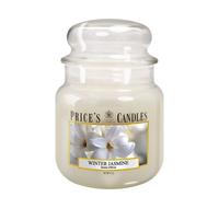 Price's Candles - Candela in Giara Media Winter Jasmine - Durata Fino a 90 ore di Combustione