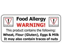 PriceStickers Avvertenze Per Allergie Etichette Professionali 12-2000