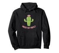 Prickly But Perfect Cute Cactus Funny Saying Desert Plant Felpa con Cappuccio
