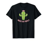 Prickly But Perfect Cute Cactus Funny Saying Desert Plant Maglietta