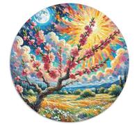 Prickly Plum 1000 Piece Jigsaw Puzzle For Adults Educational Games Stress Relief Puzzle Cultivate The Spirit of Teamwork for Adults And Kids, Age 12 Years Up 1000pcs (67.5x67.5cm)