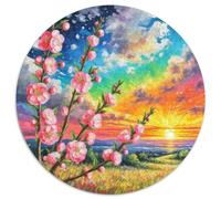 Prickly Plum 1000 Pieces Jigsaw Puzzles For Adults Challenging Game Stress Relieving Entertainment Cultivate The Spirit of Teamwork for Adults And Kids, Age 12 Years Up 1000pcs (67.5x67.5cm)