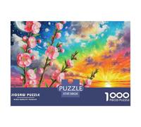 Prickly Plum 1000 Pieces Jigsaw Puzzles For Adults Educational Games Stress Relieving Entertainment Cultivate The Spirit of Teamwork for Adults And Kids, Age 12 Years Up 38x26cm/1000pcs