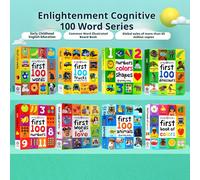 Priddy Books Prima Vocabolario Inglese 100 Parole, Animali, Numeri, Colori, Forme, Camion, Dinosauri, Amore, Natura, Dizionario di Vocabolario Inglese, Adatto per Apprendimento Precoce, Pittura Precoc
