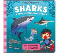 Priddy Books Roger Priddy Priddy Explorers Sharks (Libro di cartone)