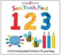 Priddy Books Roger Priddy See, Touch, Feel: 123 (Libro di cartone)