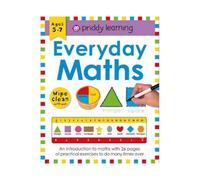 Priddy Everyday Math Wipe e libro di attività pulite e accattivanti, dai 5 ai 7