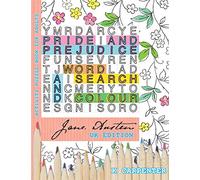 Pride and Prejudice Word Search and Colour: Jane Austen Activity Puzzle Book for Adults: 1