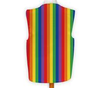 Pride Arcobaleno -novelty Vestito Costume Gilet (4 Taglie Disponibili)