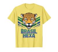Pride Brasil Selecao Home Cheer Country Flag Spirit Game Day Maglietta
