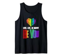 Pride Camicia Donna Uomo LGBTQ Camicia Arcobaleno Be You Canotta