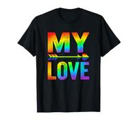 Pride Couple My Love Rainbow Collaboration Maglietta