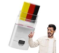 Pride Face Paint - Penna con stampa di bandiere nazionali con 3 colori