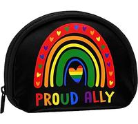 Pride Month Lgbtq Gay Pride Ally Women And Girls Cute Fashion Coin Purse Wallet Bag Change Pouch Key Holder