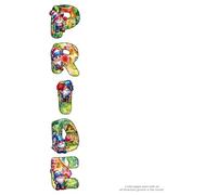 PRIDE notebook - American gnomes: Lined pages each with a patriotic gnome in the corner.