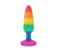 plug liscio in morbido silicone vaginale anale con ventosa realistico donna uomo