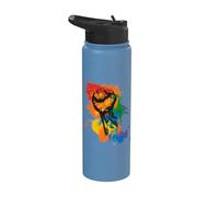 Pride Power Faust - Rainbow LGBTQ+ Design delle Stainless Steel Insulated Water Bottle