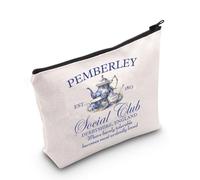 Pride Prejudice Pemberley Makeup Bag Pemberley Social Club Regalo Mr. Darcy ed Elizabeth Bennet Regalo Pemberley House Gifts, Pemberley Social Regno Unito