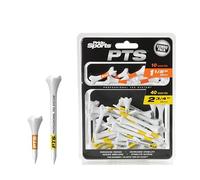 Pride Professional CPEV31450 Tee da golf, Plastica, con sistema Evolution, Confezione da 50 pezzi, 40 pezzi 2-3/4-Inch + 10 pezzi 1-1/2-Inch