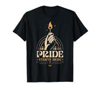 Pride Rainbow Equality Liberation Unity Attivismo Maglietta