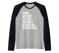 Pride Storia Cultura libertà Istruzione Giugno Maglia con Maniche Raglan
