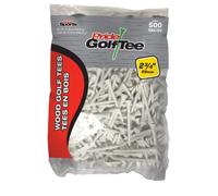 Pride - Tee da golf in legno confezione da 500 70 mm colore: Bianco