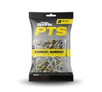 Pride Pts Bamboo Tees, Maglietta da Golf Unisex, Bianco/Arancione Bianco/Rosso Bianco/Giallo Bianco/Blu, 2 3/4" / 69mm