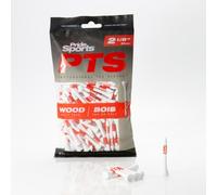 Pride Tees Professional Tee System Tee, Rosso, 2 + 1/8" (120 tee)