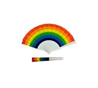 Pride - ventaglio in legno con bandiera arcobaleno