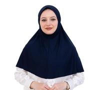 Prien Hijab pronto per le donne, turbante istantaneo musulmano di un pezzo, facile da indossare sciarpa a testa lunga, vestiti islamici turchi per Abaya