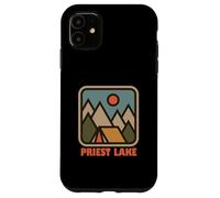 Priest Lake Idaho ID Vacation Souvenir Custodia per iPhone 11