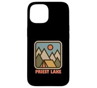 Priest Lake Idaho ID Vacation Souvenir Custodia per iPhone 15