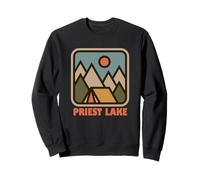 Priest Lake Idaho ID Vacation Souvenir Felpa