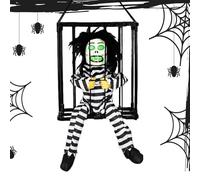 Prigioniero Decorazioni di Halloween | Oggetti di Scena per Decorazioni di Halloween,Decorazioni urlanti, Giocattoli Spaventosi di con sensore di Movimento, Decorazioni spettrali con Occhi