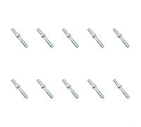 Prigioniero in per acciaio M8 per Carburatore MS661C-M Prigioniero(10pcs) | Compatibilità MS500i, MS651, MS661, misura M8, argento, ricambio diretto