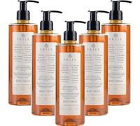 Prija Doccia Shampoo - Detergente per corpo e capelli vitalizzante al Ginseng - Naturale al 100%, Vegan friendly, Dermatologically tested (5 Pezzi)