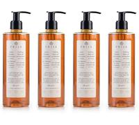 Prija Doccia Shampoo Vitalizzante 2 in 1 con Estratto di Ginseng, Gel Idratante ed Energizzante per Corpo e Capelli con Dispenser a Pompa, Doccia Gel di Lusso 4 x 380ml