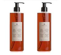 Prija - Shampoo per Capelli e Corpo con Ginseng, 2 flaconi da 380 ml, Cura di Capelli e Corpo, Esperienza di Benessere per Pelle e Capelli, Prodotto in Italia