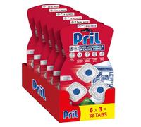 Pril 5in1 Tabs Pastiglie lavastoviglie, 6 confezioni da 3 tab | Anticalcare, Decalcificante, Per una pulizia profonda, Per un'igiene ottimale
