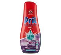 Pril Gel All In One Limone & Lime, Detersivo Lavastoviglie Liquido Multi-Azione Sporco Difficile, Confezione da 35 Lavaggi