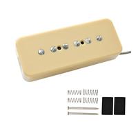 Prilam Humbucker P-90 - Pickup per chitarra a bobina singola, con copertura aperta, per parti di chitarra LP, colore: crema
