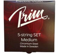 Prim Set di corde per violino medium, cinque corde composte da E, A, D, G, C, per vioine classiche ed elettriche