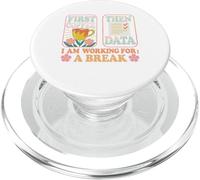 Prima caffè poi Data Funny Work Design PopSockets PopGrip per MagSafe