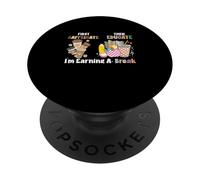 Prima caffeina e poi istruisco sto guadagnando un insegnante di pausa PopSockets PopGrip Adesivo
