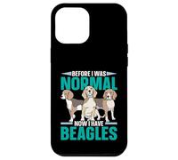 Prima che fossi normale ora ho Beagle Dog Lover Puppy Owner Custodia per iPhone 12 Pro Max