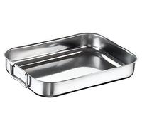 Prima Collection, Teglia Rettangolare in Acciaio Inox Nichel Free Serie Ecoline, Made in Italy, Dimensioni (45x32 cm)