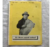 Prima comunione Aldo Fabrizi, Gaby Morlay Vintage 1950 Danish Movie Program